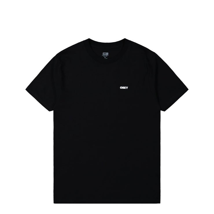 Obey Quarter Icon Tee - Black - Spin Limit Boardshop