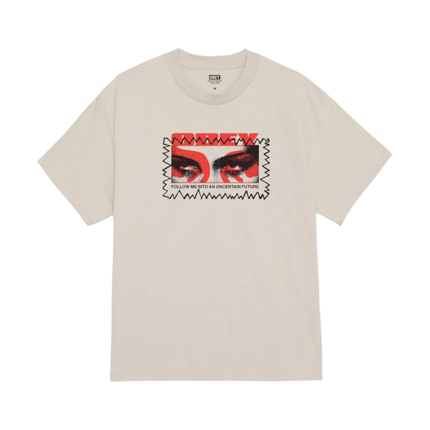 Obey Vital Signs Tee - Silver Grey - Spin Limit Boardshop