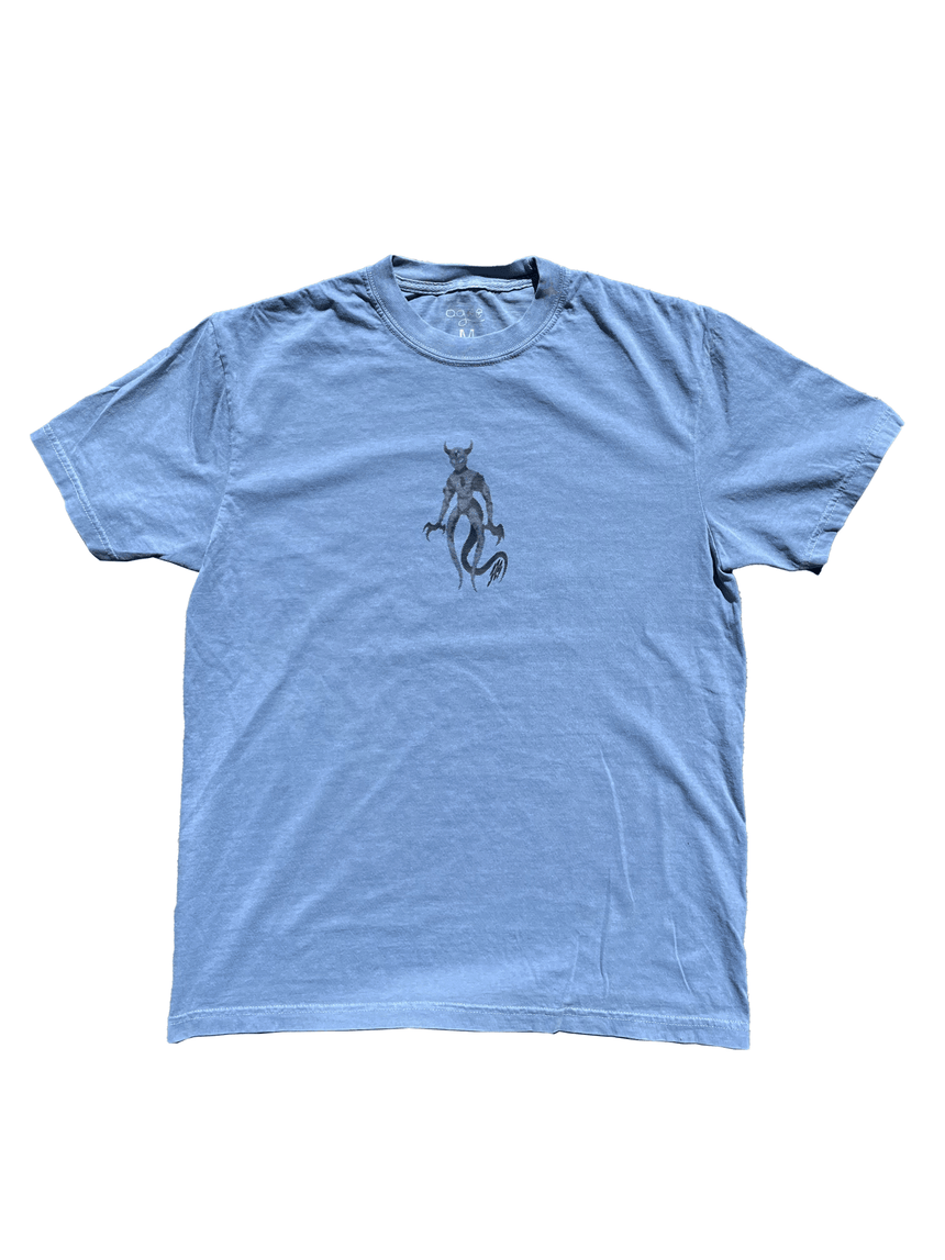 Ogee Demon Tee - Blue Wash - Spin Limit Boardshop
