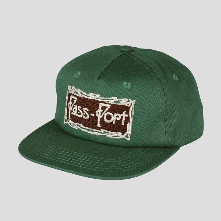 Pass Port Plume Workers Cap - Forest Green - Spin Limit Boardshop