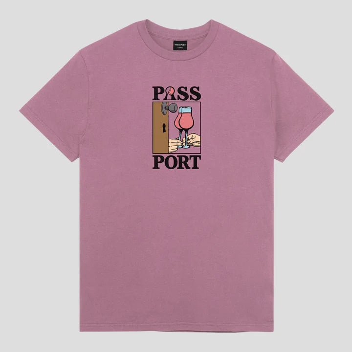 Pass Port What U Think U Saw Tee - Washed Berry - Spin Limit Boardshop