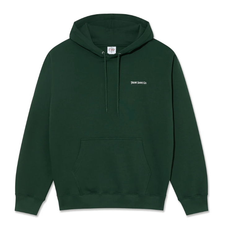 Polar Co. Dual Living Dave Hoodie - Dark Green - Spin Limit Boardshop
