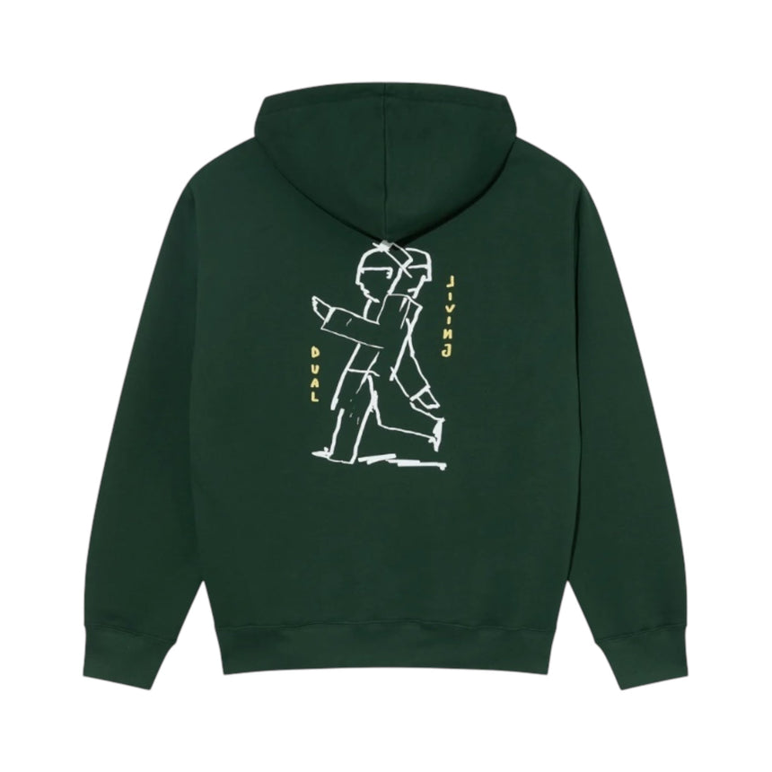 Polar Co. Dual Living Dave Hoodie - Dark Green - Spin Limit Boardshop