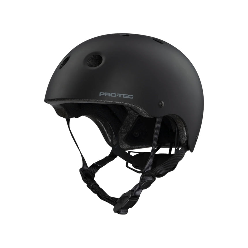 Pro - Tec Jr. Classic Certified Helmet - Matte Black (kid) - Spin Limit Boardshop