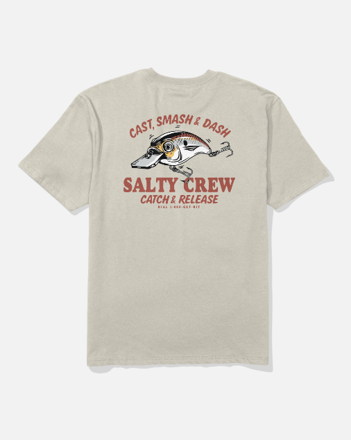 Salty Crew Cast Life Classic Tee - Bone - Spin Limit Boardshop