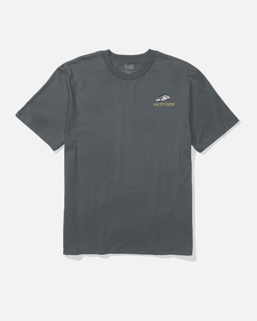 Salty Crew Cast Life Classic Tee - Charcoal - Spin Limit Boardshop