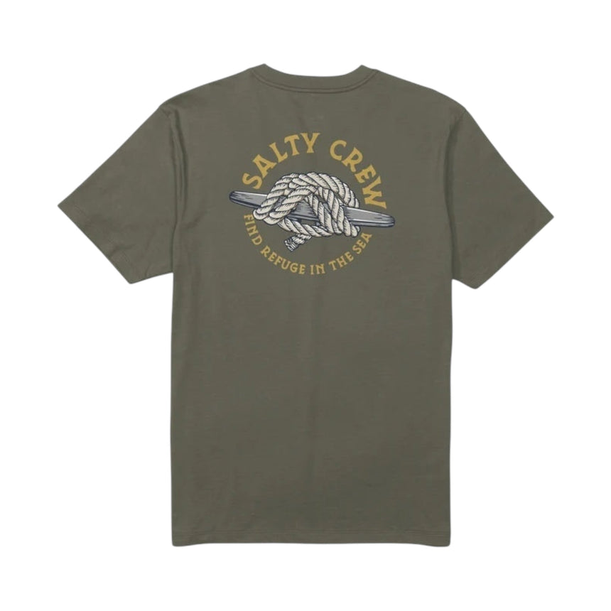 Salty Crew Cleat Knott Tee - Dusty Olive - Spin Limit Boardshop