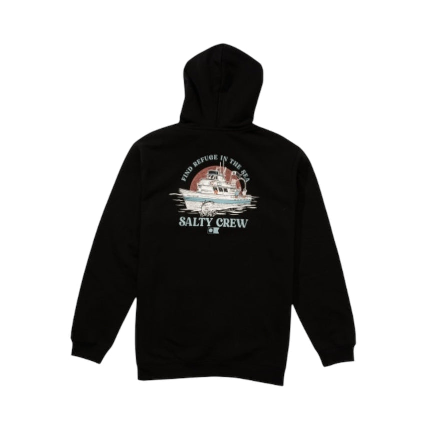 Salty Crew Day Charter Hoodie - Black - Spin Limit Boardshop
