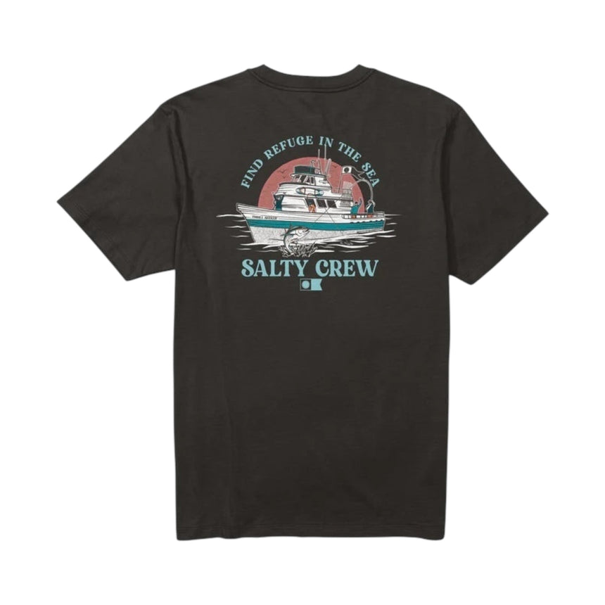 Salty Crew Day Charter Tee - Black - Spin Limit Boardshop
