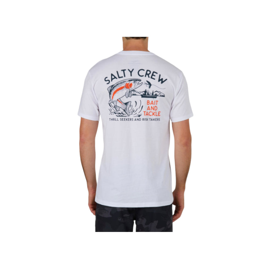 Salty Crew Fly Trap Premium Tee - White - Spin Limit Boardshop
