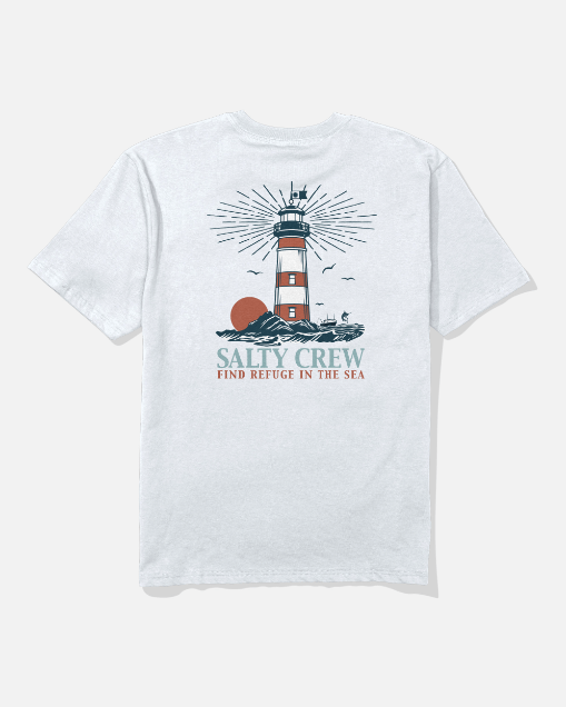 Salty Crew High Beam Classic Tee - White - Spin Limit Boardshop
