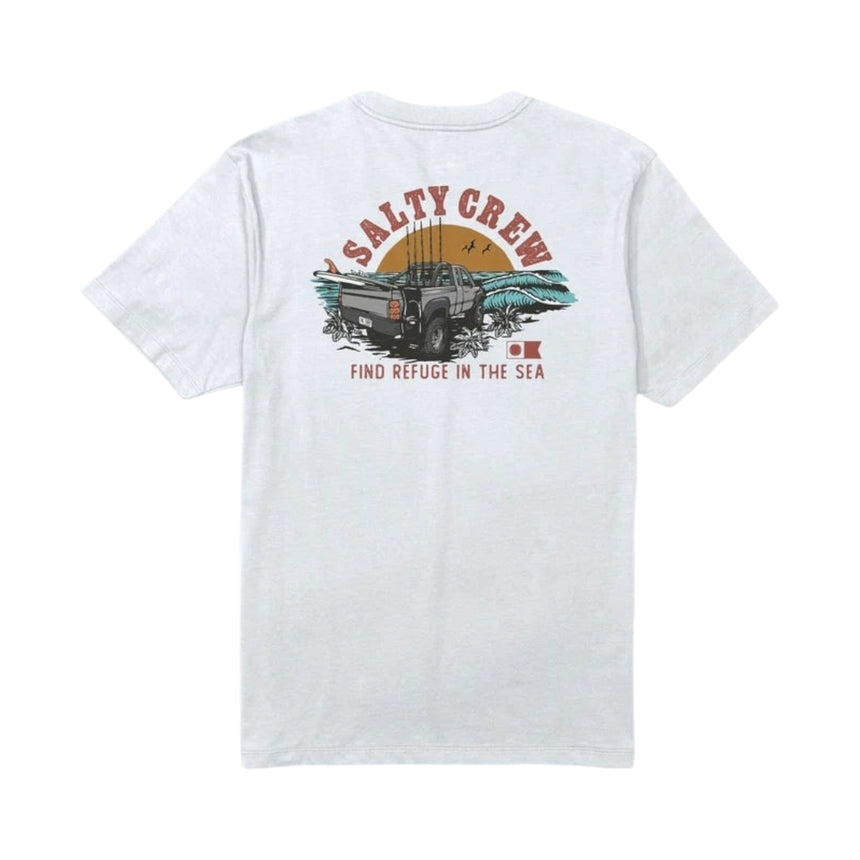 Salty Crew Lifted Tee - White - Spin Limit Boardshop