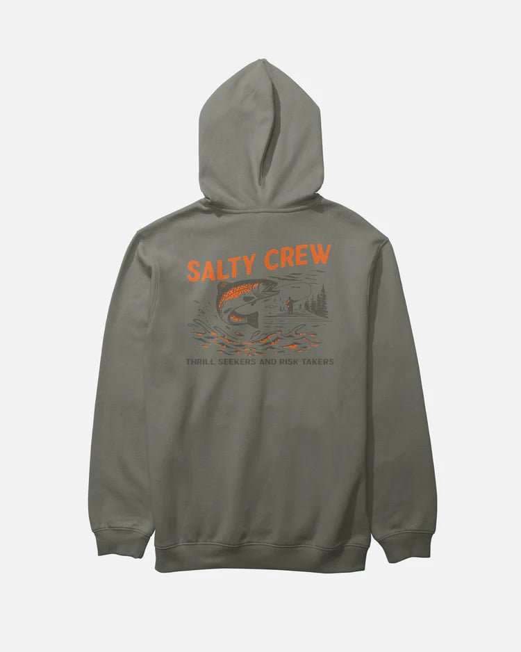 Salty Crew Nature Vibes Fleece Hoodie - Dusty Olive - Spin Limit Boardshop