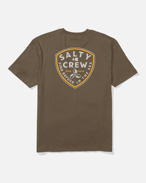 Salty Crew Rotor Classic Tee - Teak - Spin Limit Boardshop