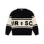 Souvenir Fleece Rugby Shirt - Black / Marshmallow - Spin Limit Boardshop