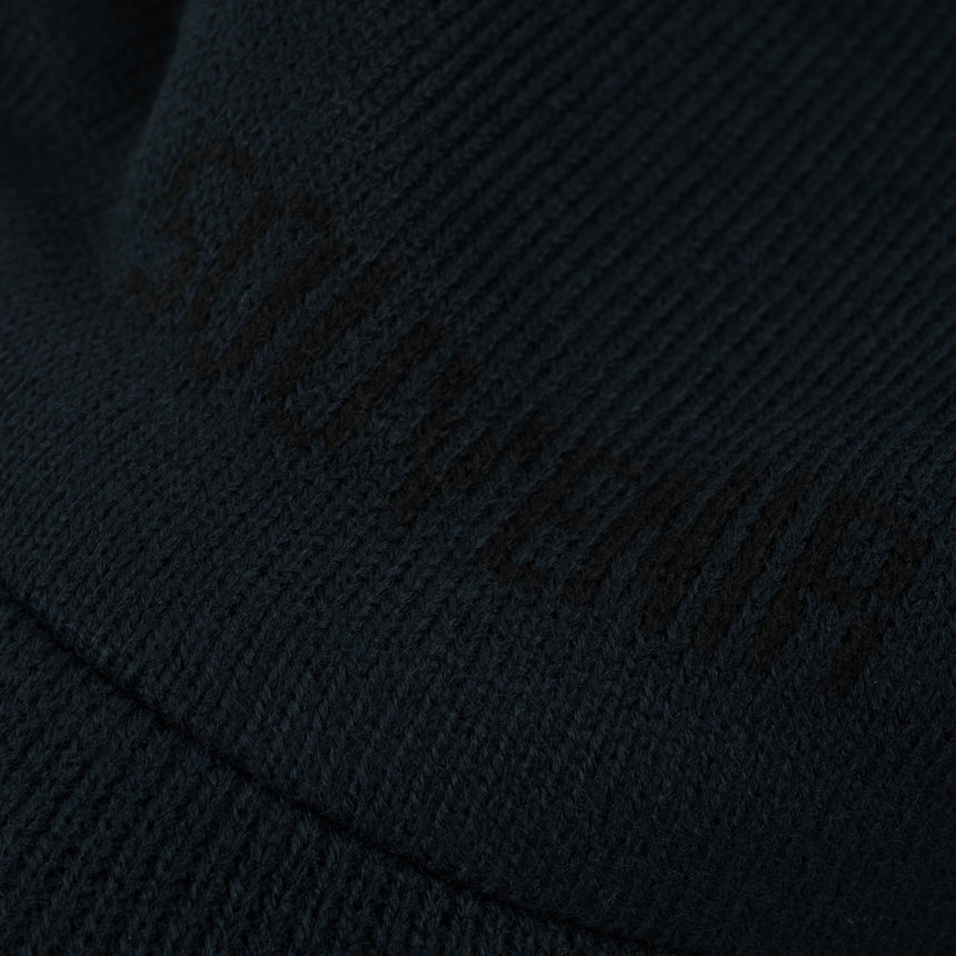 Souvenir Knit Visor Cap Beanie - Black - Spin Limit Boardshop