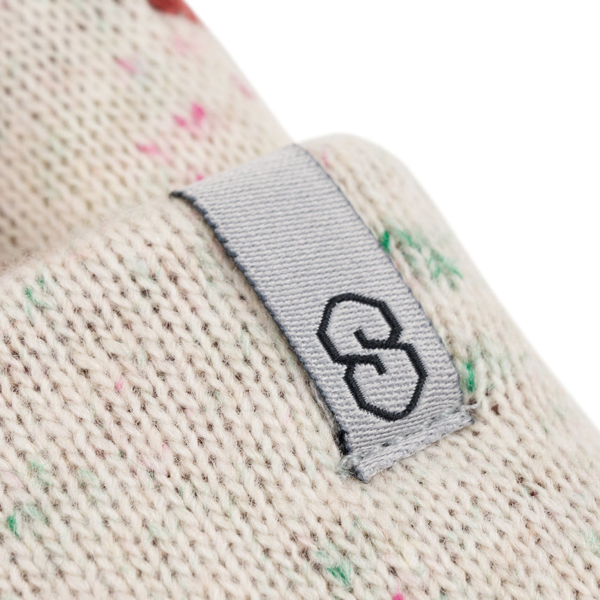 Souvenir Speckled Cuff Beanie - Marshmallow - Spin Limit Boardshop