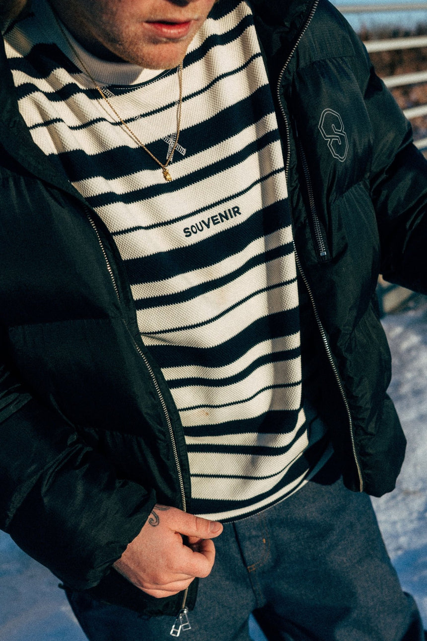 Souvenir Striped Ultra Pique - Marshmallow Stripes - Spin Limit Boardshop