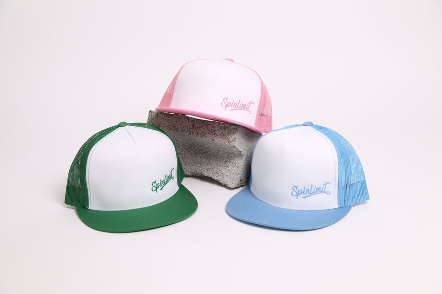 Spin Limit Baseball Logo Retro Trucker - Spin Limit Boardshop