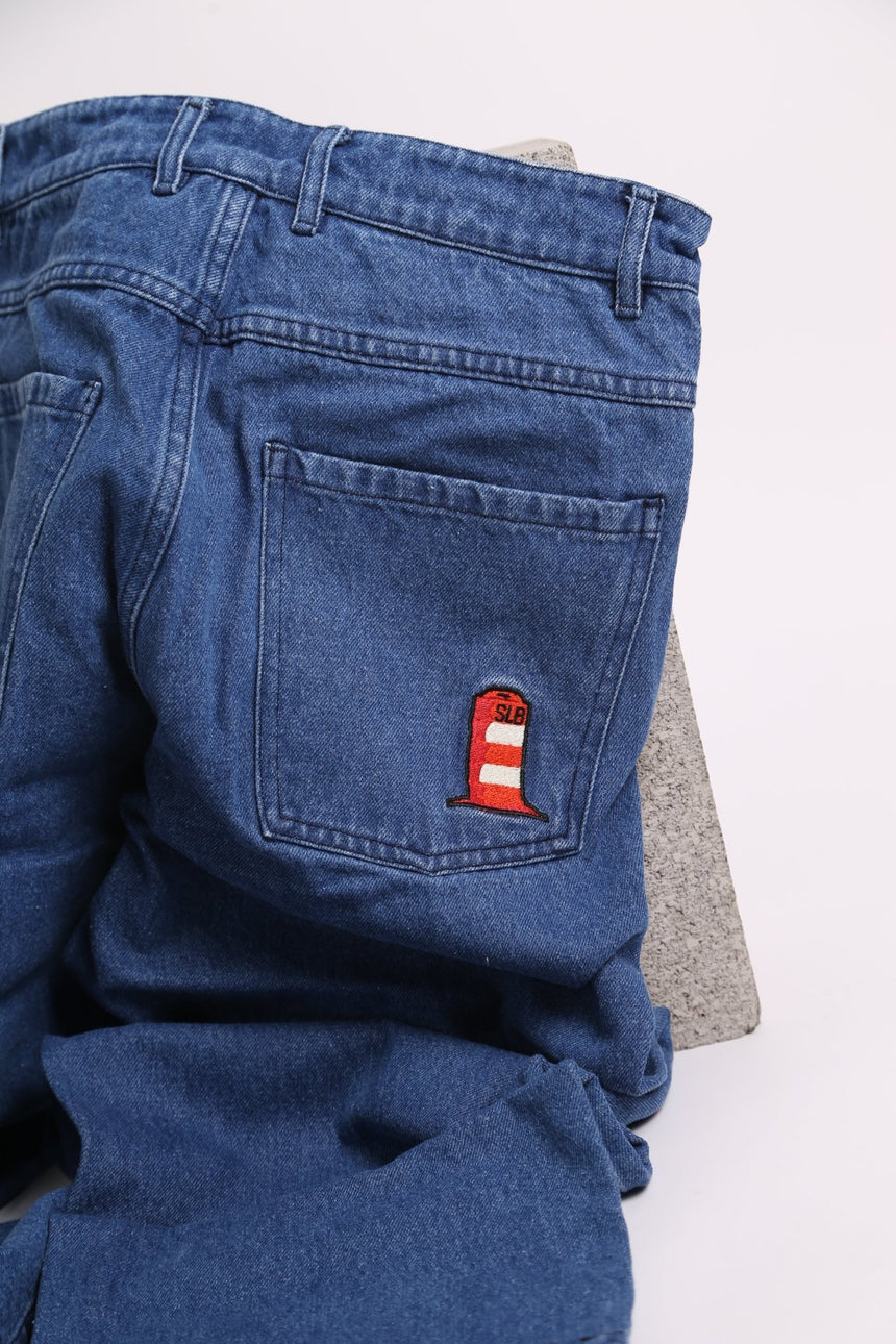 Spin Limit Cône Baggy Jean - Medium Denim - Spin Limit Boardshop