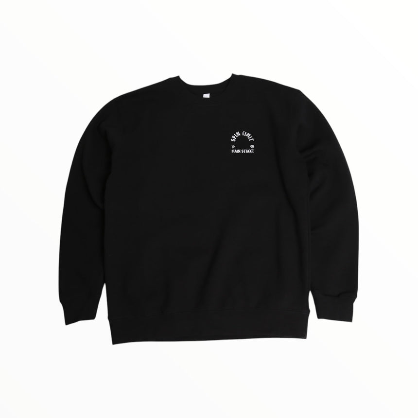 Spin Limit Main Street Crew - Black - Spin Limit Boardshop