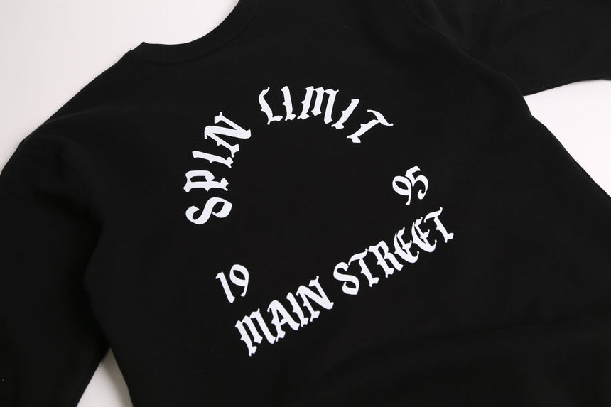 Spin Limit Main Street Crew - Black - Spin Limit Boardshop