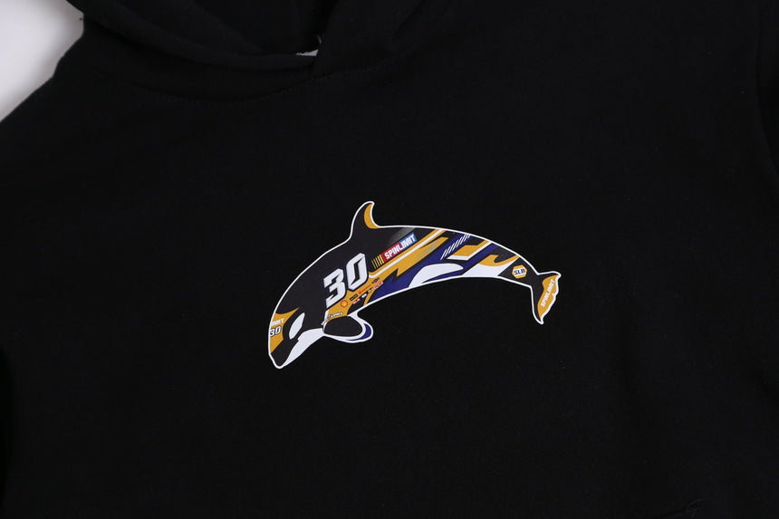 Spin Limit Orca Hood - Black - Spin Limit Boardshop