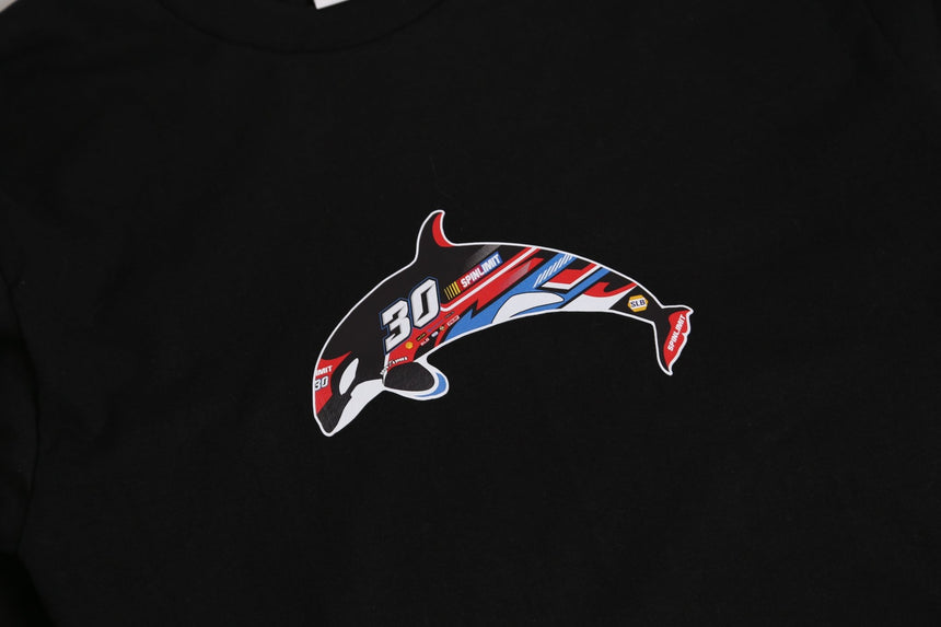 Spin Limit Orca Longsleeve - Black - Spin Limit Boardshop