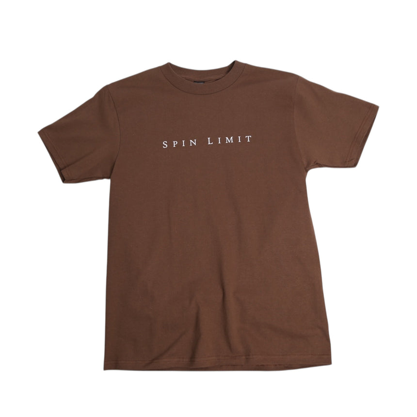 Spin Limit Simple Tee - brown - Spin Limit Boardshop
