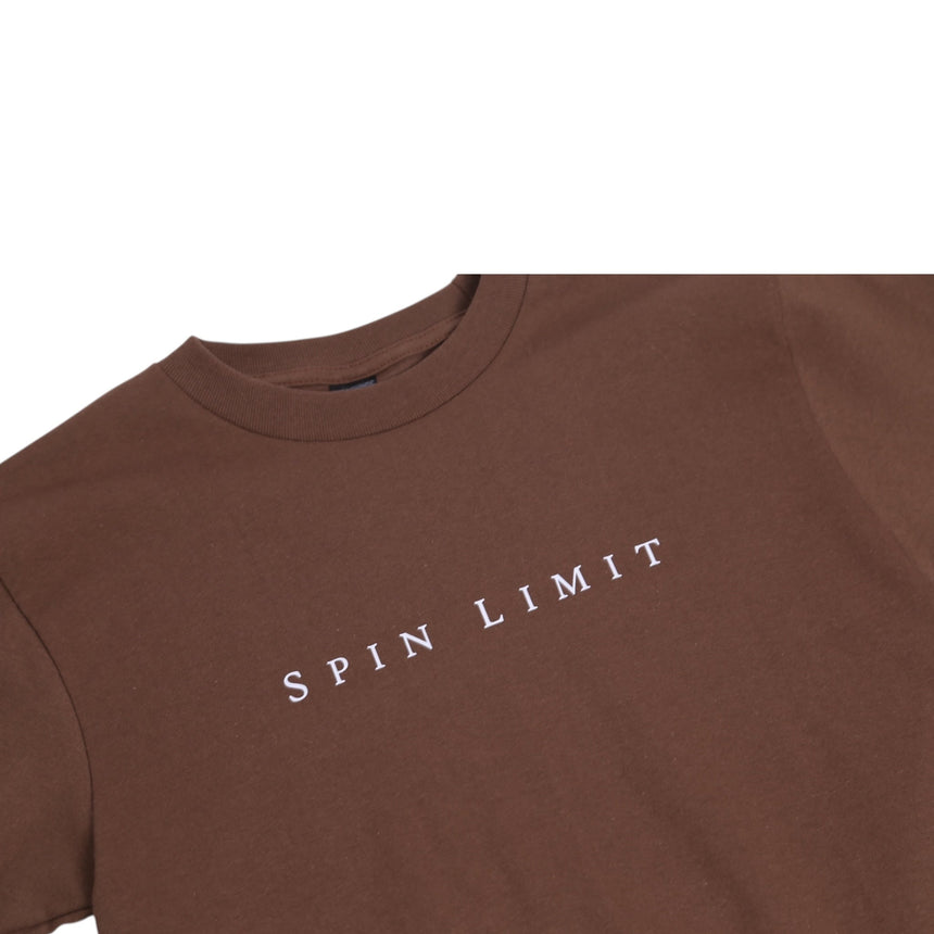 Spin Limit Simple Tee - brown - Spin Limit Boardshop
