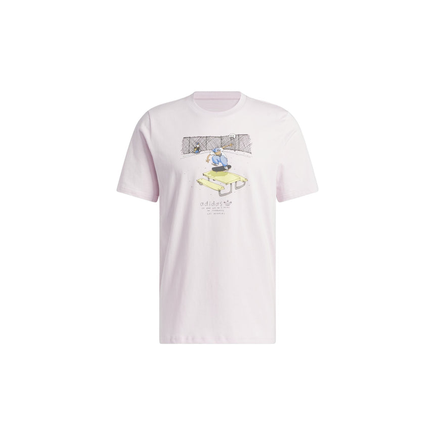 Adidas Henry Jones Table Tee - Pink - Spin Limit Boardshop