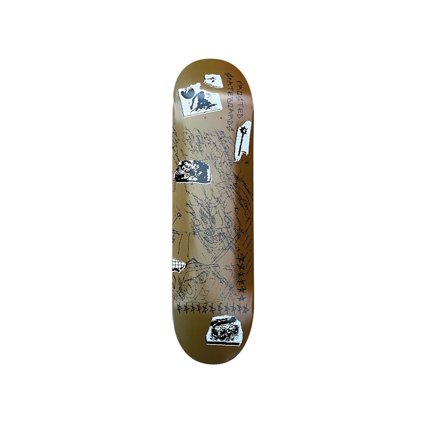 Frosted Sketch Book Two Grey Board - Spin Limit Boardshop