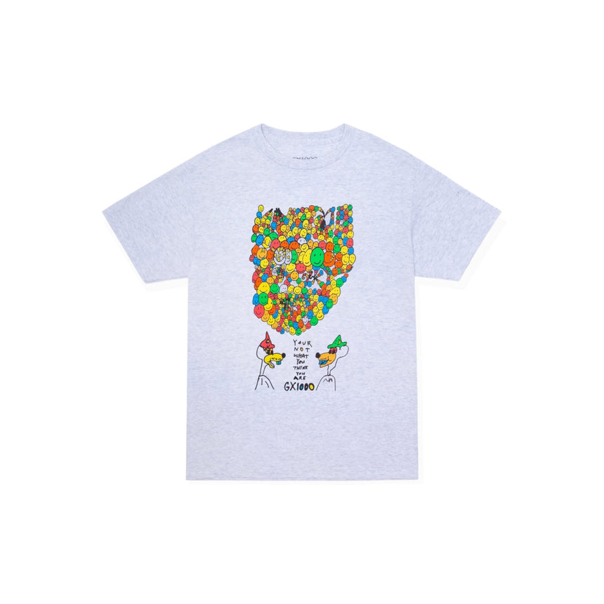 GX1000 You're Not T-Shirt - Ash - Spin Limit Boardshop