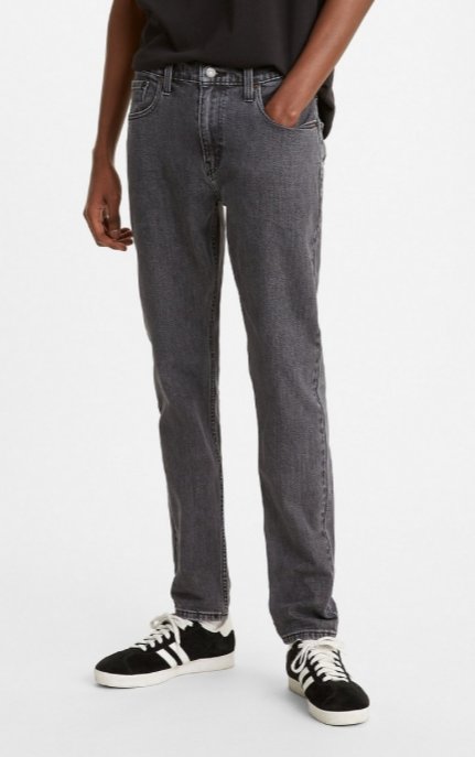 Levi's 512 Slim Taper - Dark Grey - Spin Limit Boardshop