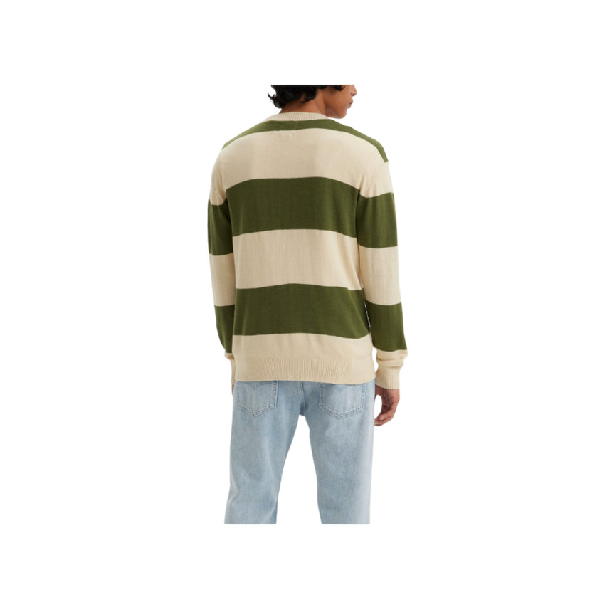 Levi's Classic Red Tab Crewneck Sweater - Olive Vintage - Spin Limit Boardshop