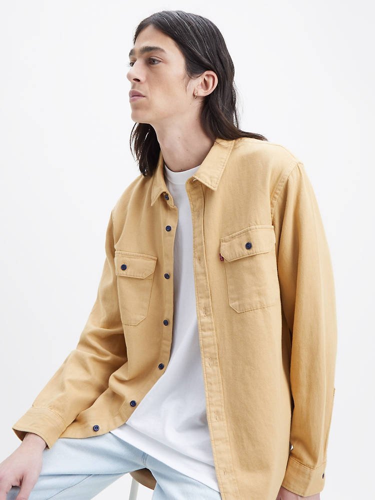 Levi's Jackson Worker Woven - Beige - Spin Limit Boardshop