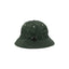 Magenta Stitch Bucket Hat - Forest Green - Spin Limit Boardshop