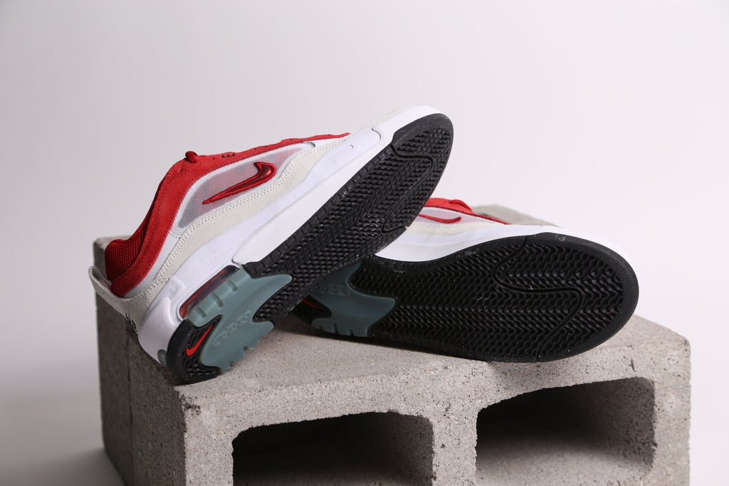 Nike Air Max Ishod - White Varsity Red Summit White – Spin Limit Boardshop