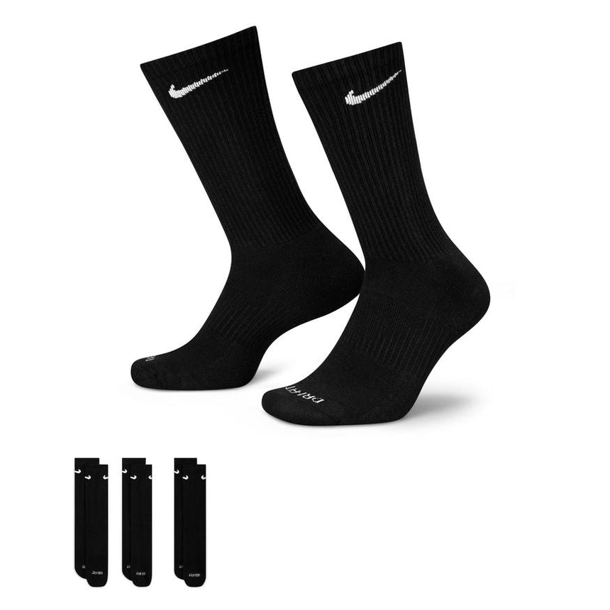 Nike Sb Everyday Lightweight 3 Pack Socks - Black - Spin Limit Boardshop
