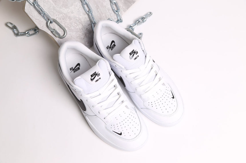 Nike Sb Force 58 - White&Black - Spin Limit Boardshop