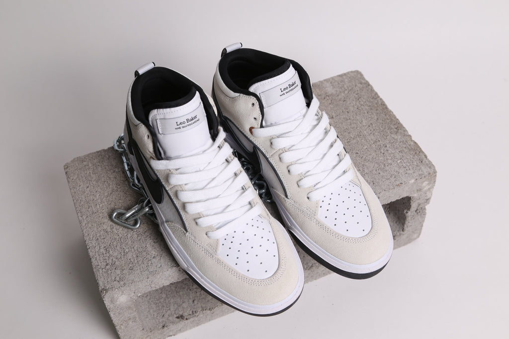 Nike sb cuir blanc online