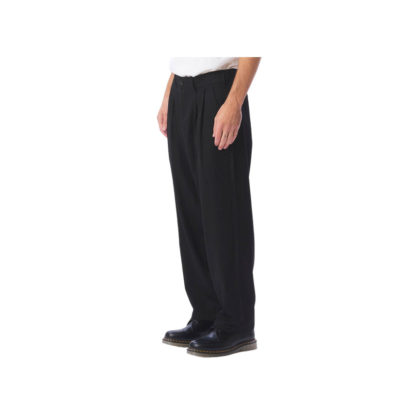 Obey Fubar Pleated Pant - Black - Spin Limit Boardshop