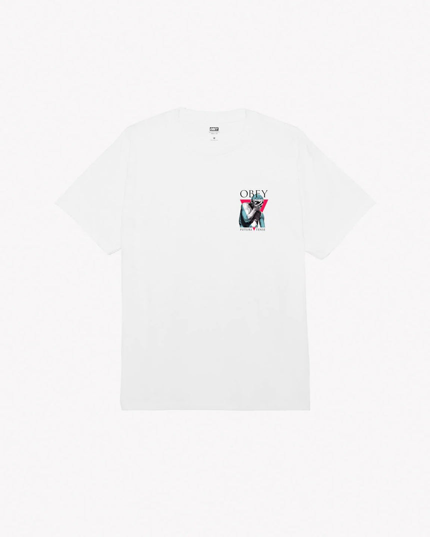 Obey Future Tense Tee - White - Spin Limit Boardshop