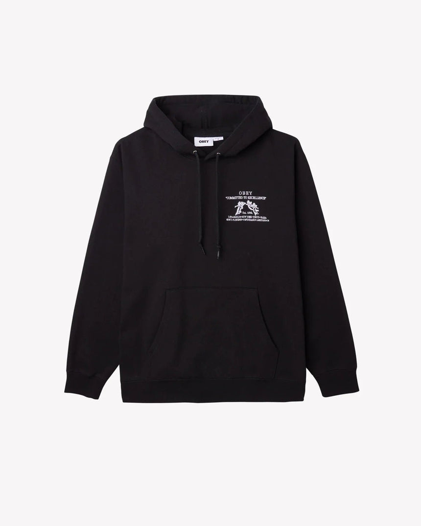 Obey Icon Excellence Hood - Black - Spin Limit Boardshop