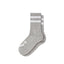 Polar Co. Happy Sad Rib Socks - Heather Grey - Spin Limit Boardshop