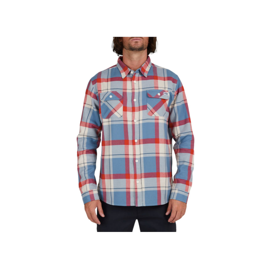 Salty Crew Dawn Patrol Flannel - Slate - Spin Limit Boardshop