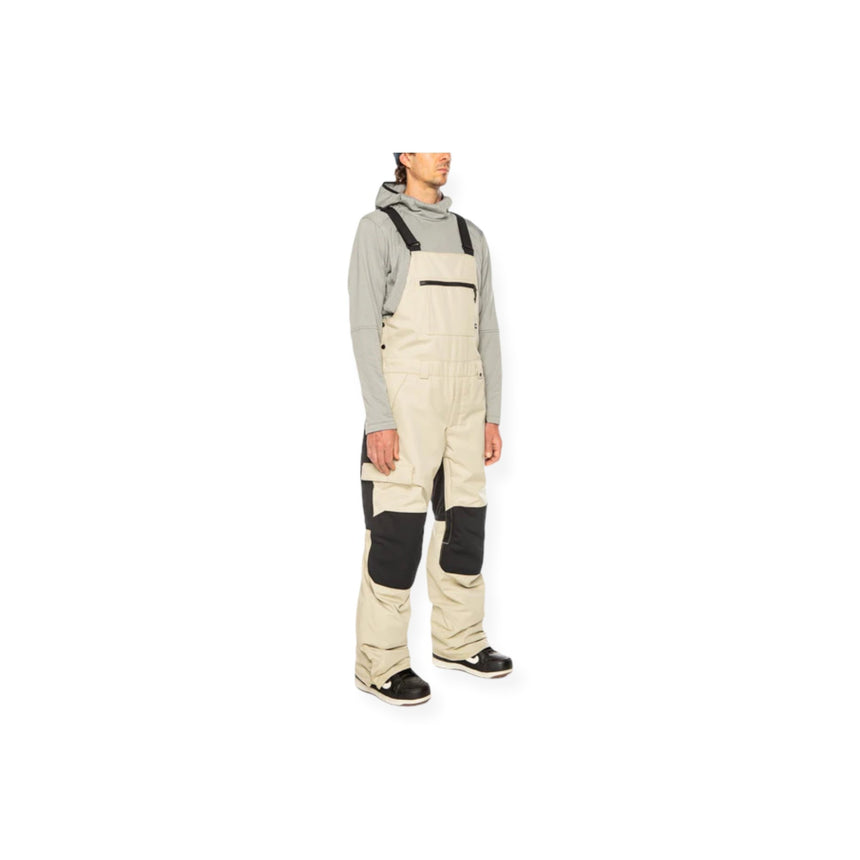 Snowpants 686 Hot Lap Insulated Bib - Putty - Spin Limit Boardshop