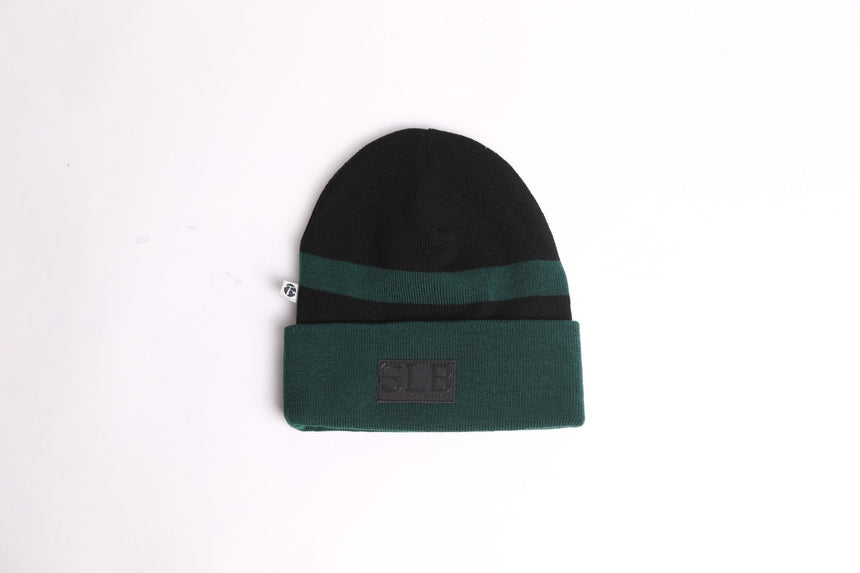 Spin Limit Big Stripe Beanie - Khaki - Spin Limit Boardshop
