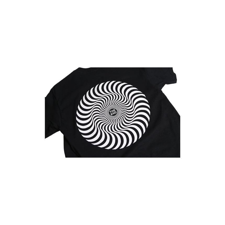 Spitfire Classic Swirl Tee - Black - Spin Limit Boardshop
