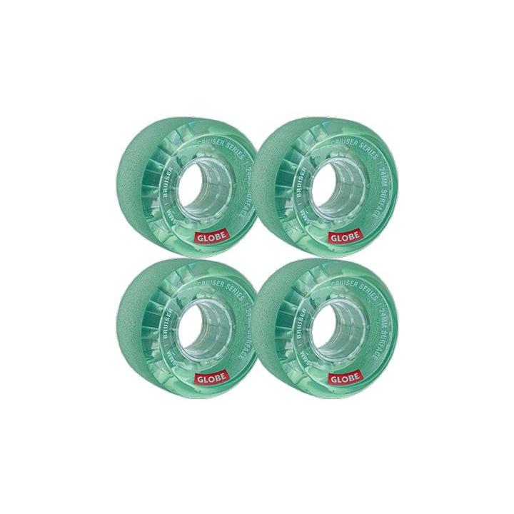 Wheels Globe Bruiser Clear Honey - assortiment de couleurs - Spin Limit Boardshop